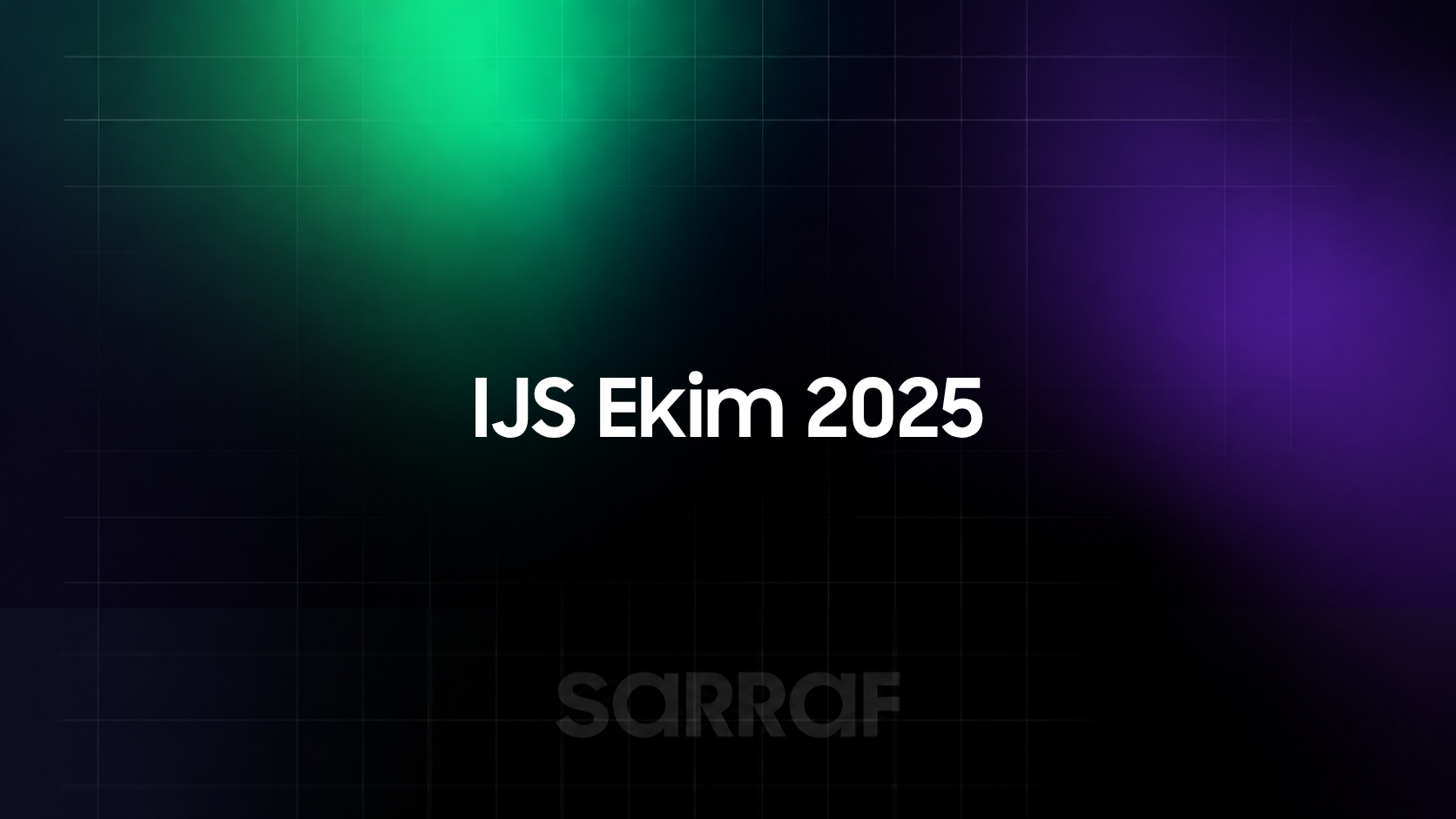 IJS Ekim 2025