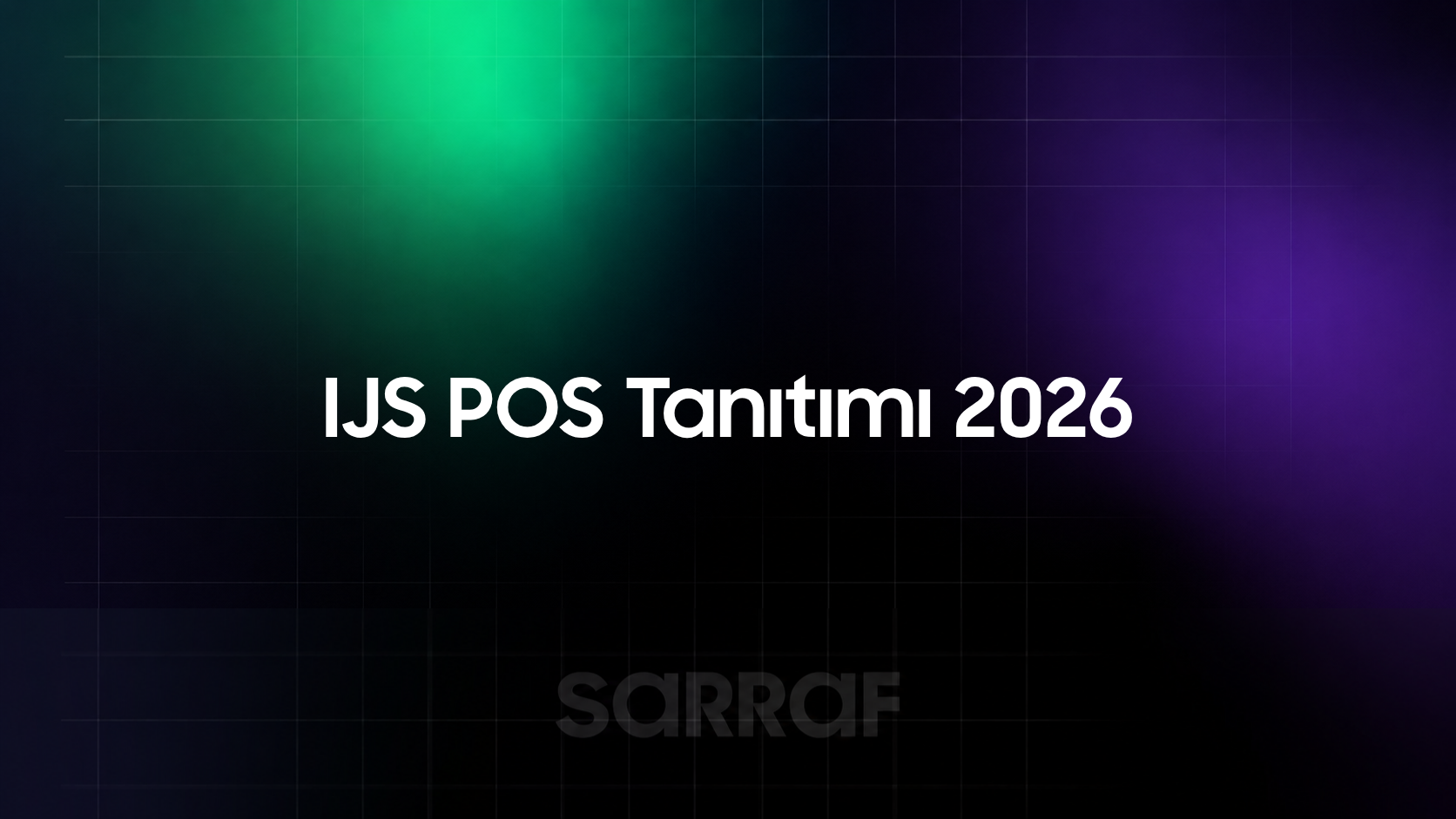 IJS POS Tanıtımı 2026